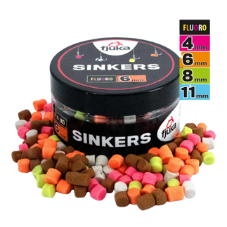 Fjuka Hookable Sinkers - Fluoro