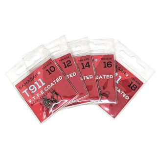 Kamasan T911 Eyed Hooks - Barbless