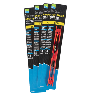 4X10 Preston Des Shipps Carp Pellet Pole Rigs