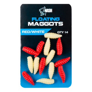 Nash Floating Maggots - Red & White