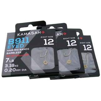 Kamasan B911 Bait Band Hook To Nylon