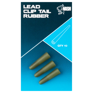 Nash Lead Clip Tail Rubbers - Weed Green
