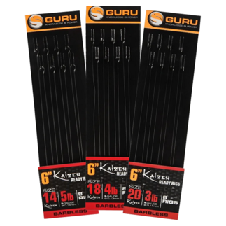 10 (0.19mm) Guru Kaizen Pole 6" Rigs