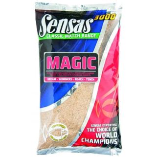 Sensas 3000 Classic Match Range Groundbait - Magic Naturel 1Kg