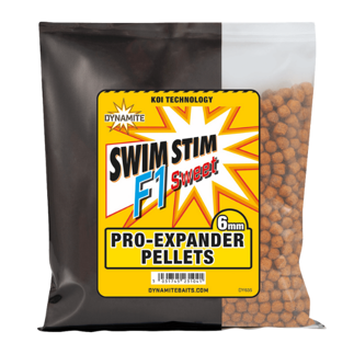 Dynamite Baits Swim Stim – F1 Sweet Pro-Expander Pellets - 300g