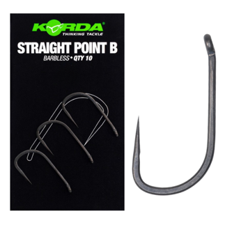 Korda Straight Point Hooks - Barbless