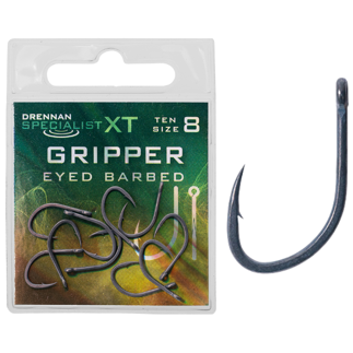Drennan Specialist XT Gripper Eyed Hooks - Barbed