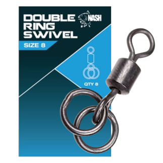 Nash Double Ring Swivels - Size 8