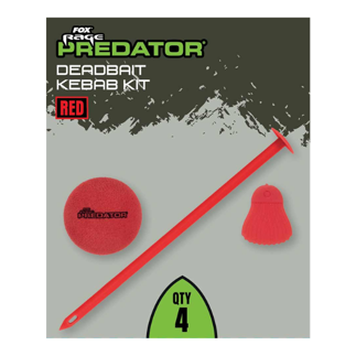Fox Rage Predator Deadbait Kebab Kit - Red