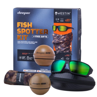 Deeper - Chirp + 2 Smart Sonar Fish Spotter Kit Winter Bundle