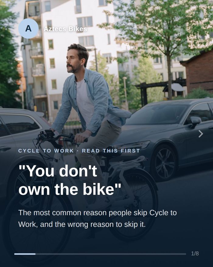Do You Own the Bike on Cycle to Work?