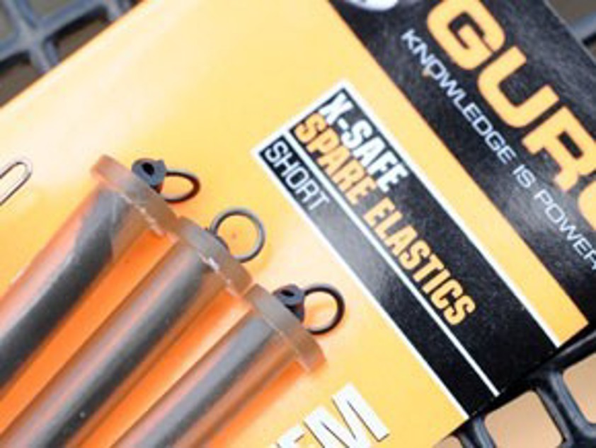 Guru X-Safe Elastici a cambio rapido - corti (gomma nera