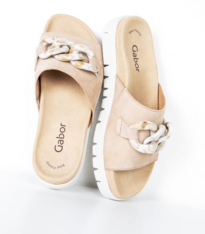 Backless sandals