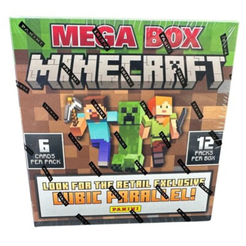 Minecraft Comie Panini Minecraft Trading Cards Mega Box