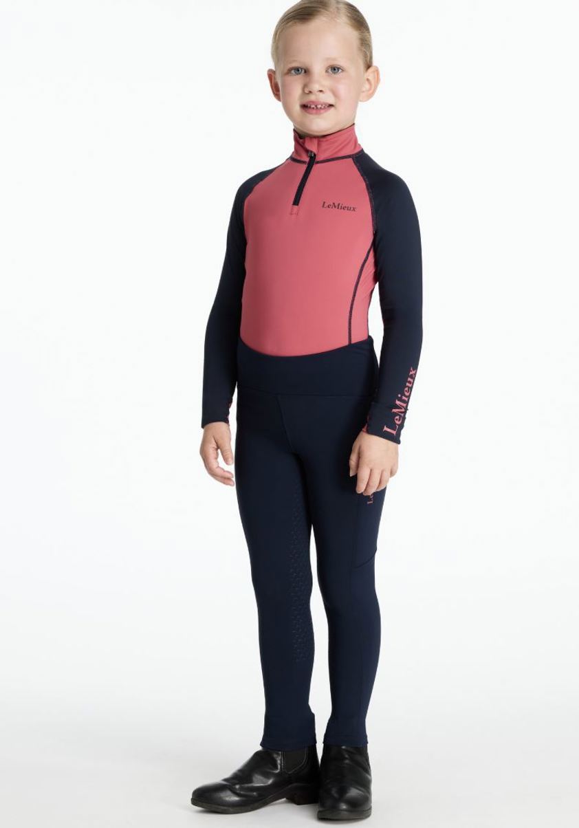 Navy LeMieux Mini Nora Brushed Pull On Breeches
