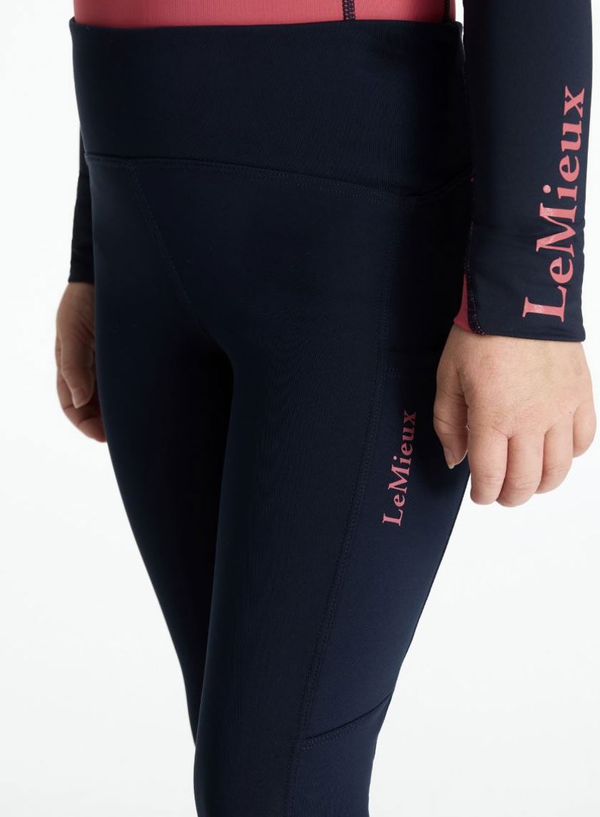 Navy LeMieux Mini Nora Brushed Pull On Breeches