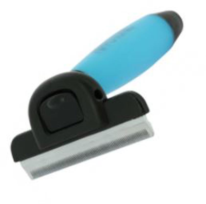 Neon Blue Hippo Tonic Gel Shedding Comb