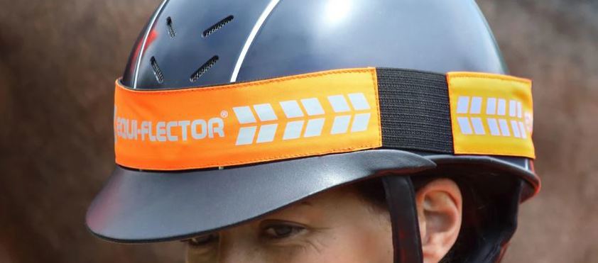 Orange Equi-Flector Hat Band