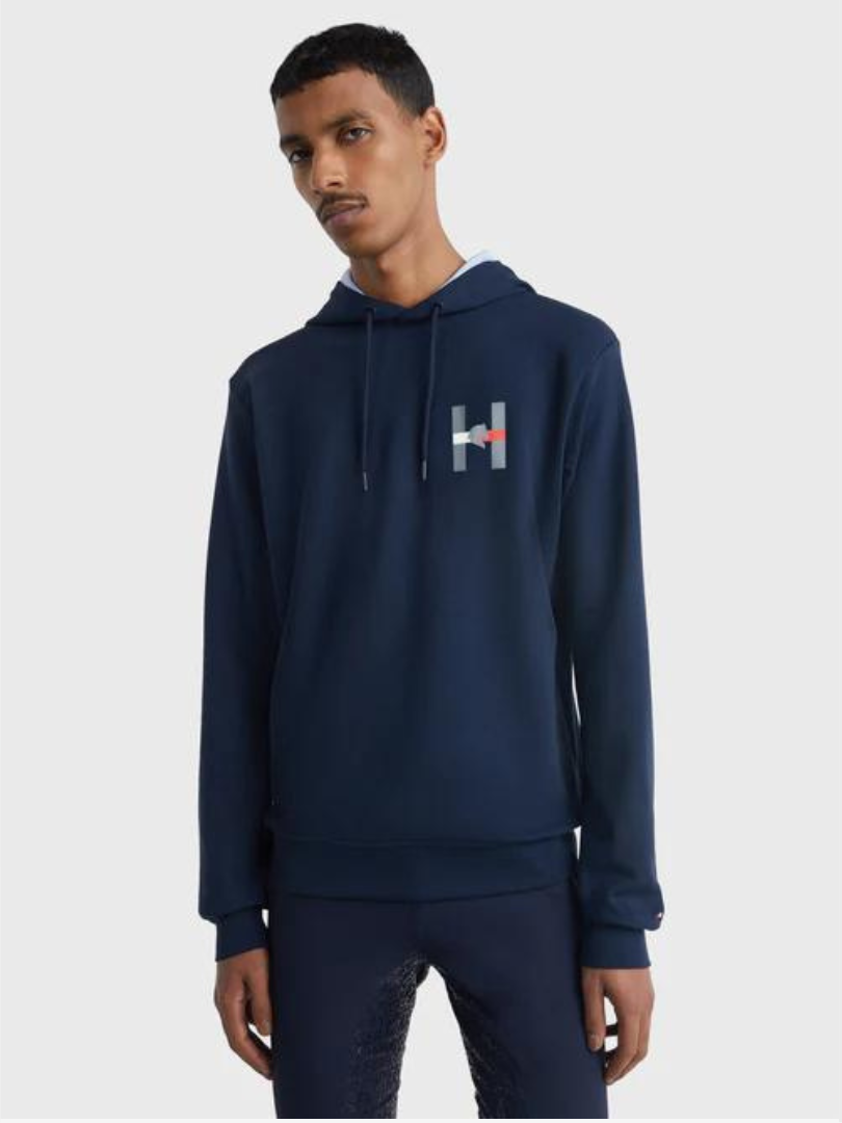 Desert Sky Tommy Hilfiger Mens Horse Graphic Sport Hoodie