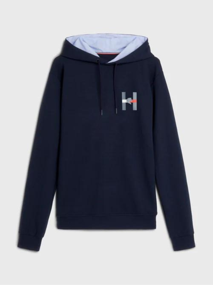 Desert Sky Tommy Hilfiger Mens Horse Graphic Sport Hoodie