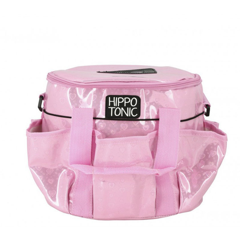 Pink Hippo Tonic Glossy Grooming Bag
