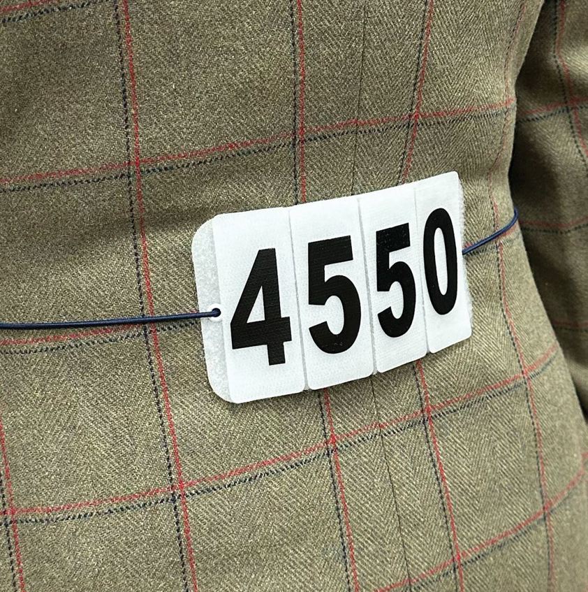 Equetech Easy Show Jacket Competition Numbers