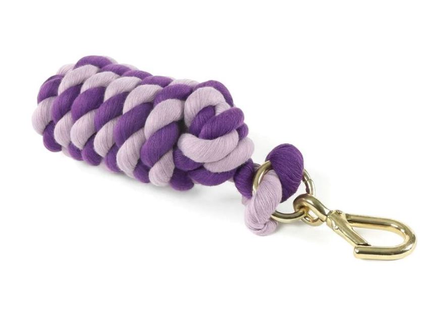 Purple/Lilac Cotton Two Tone Lead Rope