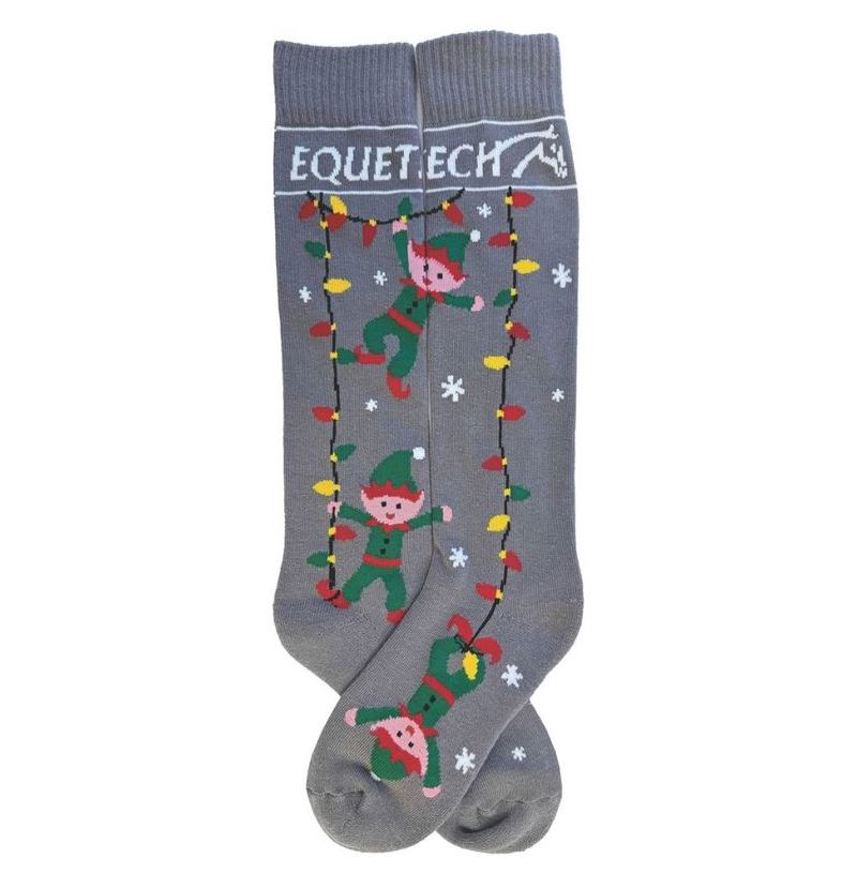 Grey Equetech Cheeky Elf Riding Socks (2 pairs)