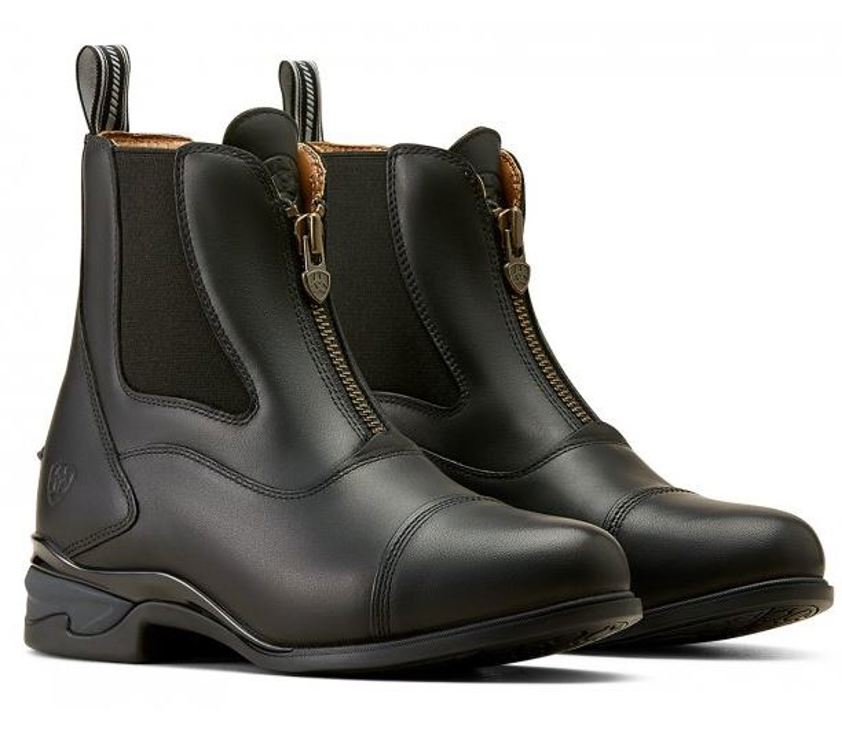 Black Ariat Devon Zip Paddock Boot