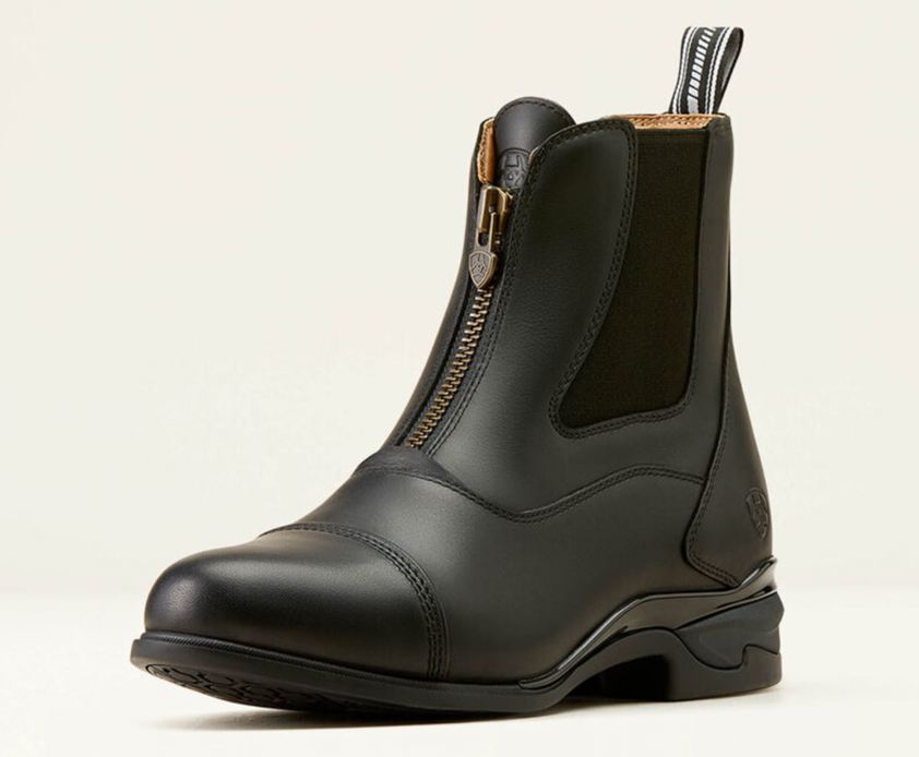 Black Ariat Devon Zip Paddock Boot