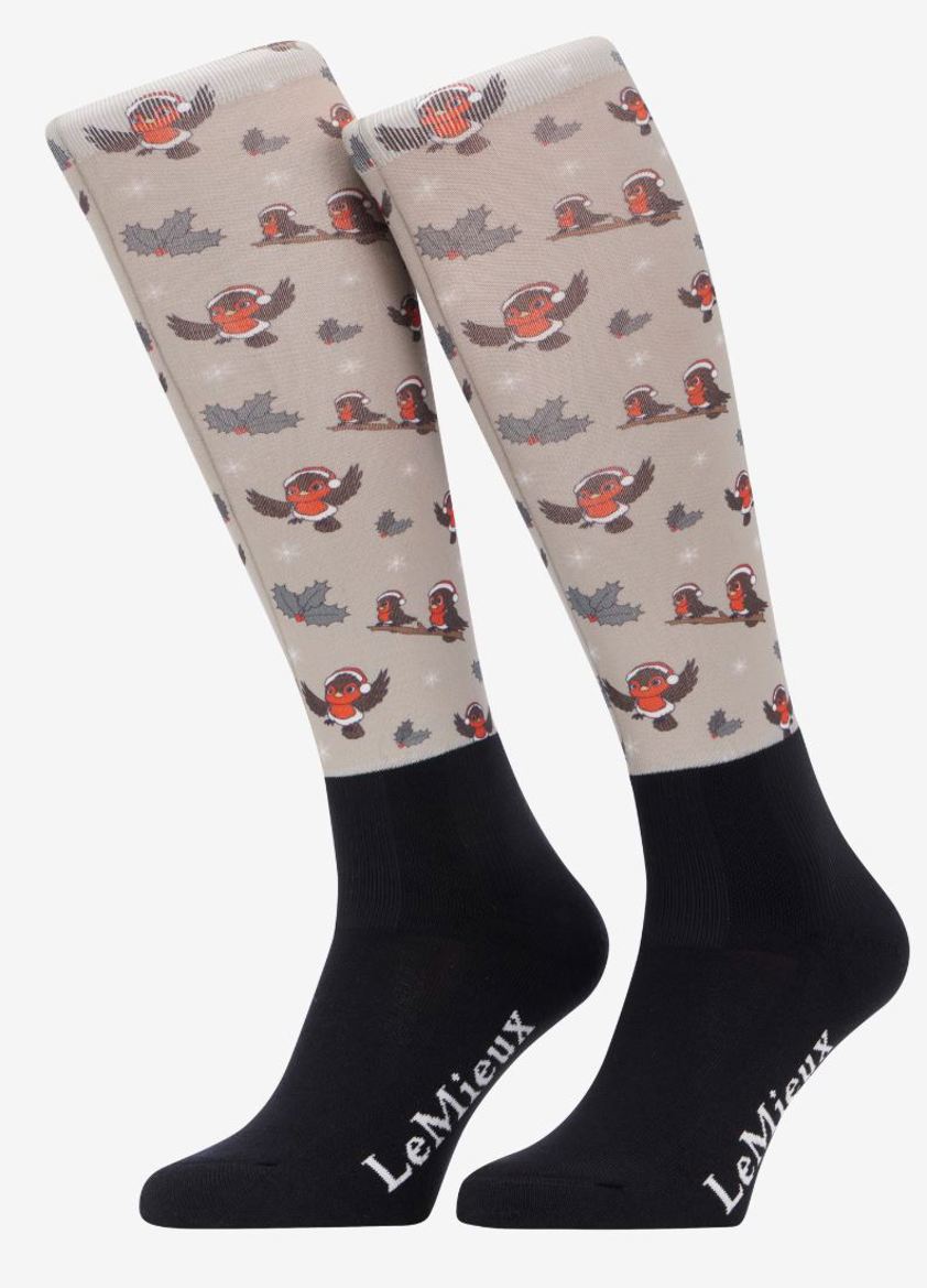 Xmas Robins LeMieux Footsies