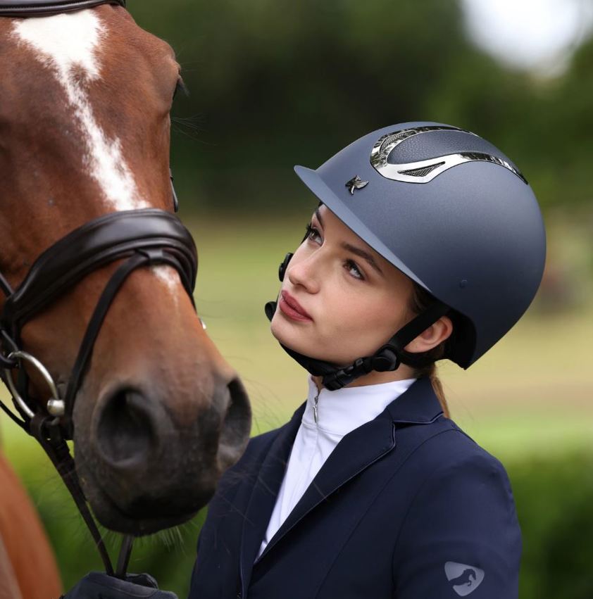 Navy Karben Sonic LSH Riding Hat - Small Sizes