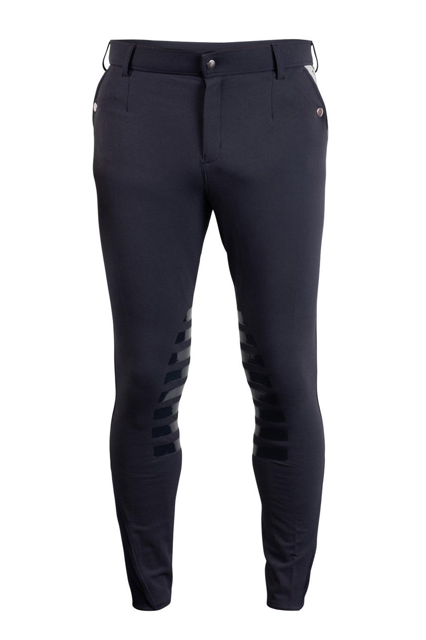 Black Montar Gary Knee Grip Mens Breeches