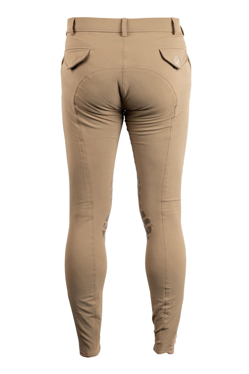 Black Montar Gary Knee Grip Mens Breeches