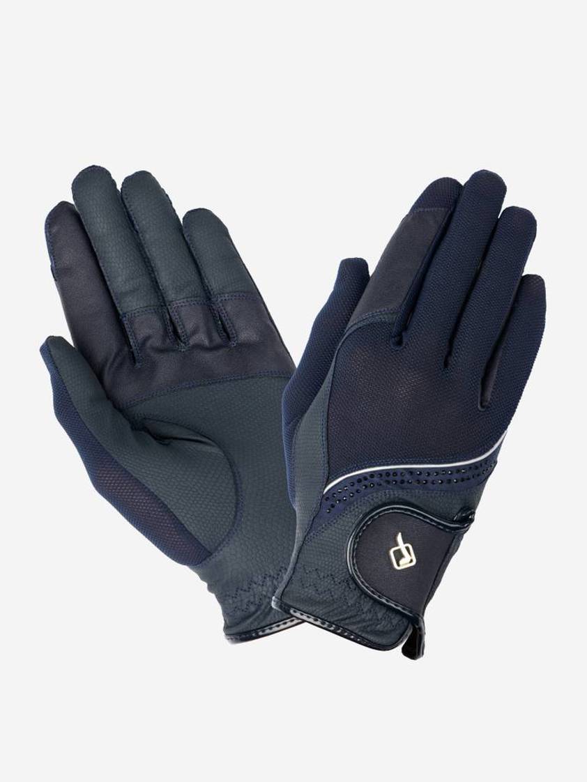 Navy LeMieux Crystal Gloves