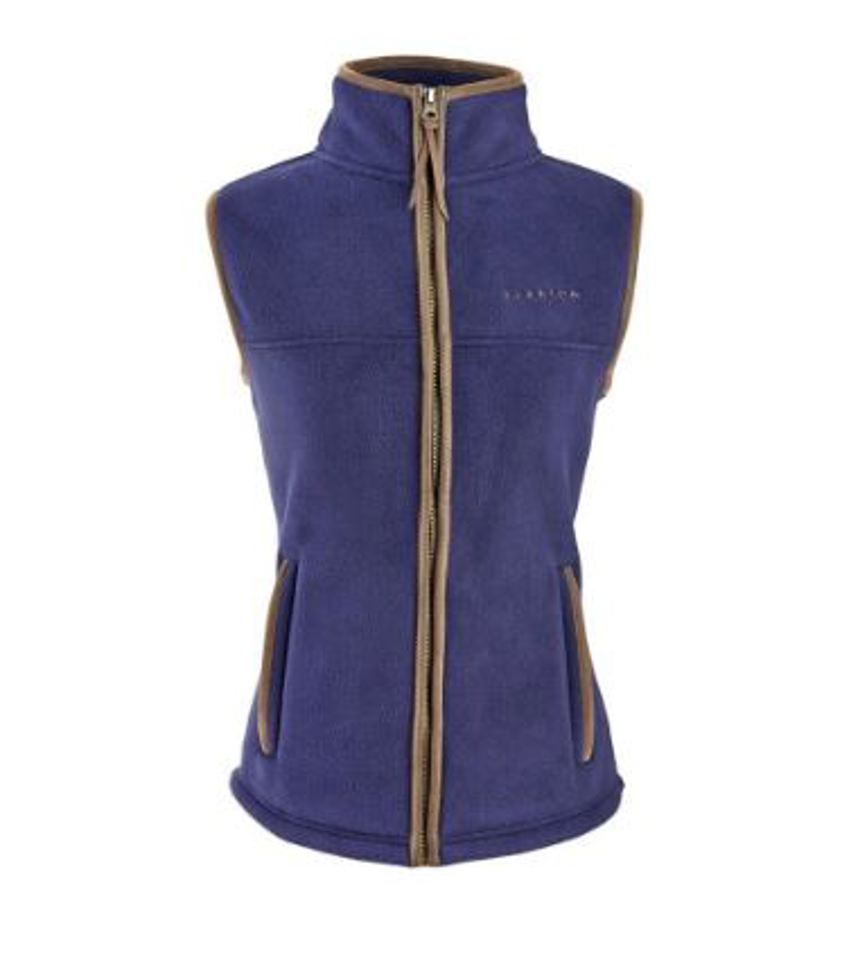 Navy Aubrion Core Fleece Gilet - Young Rider