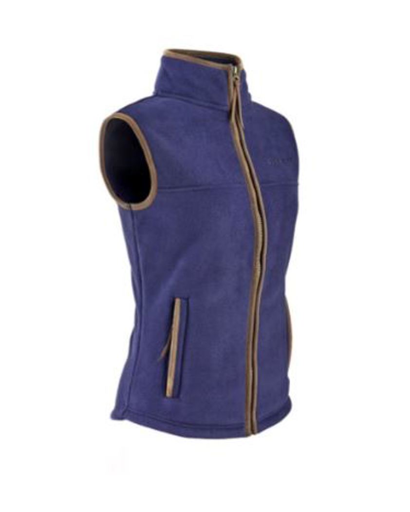 Navy Aubrion Core Fleece Gilet - Young Rider