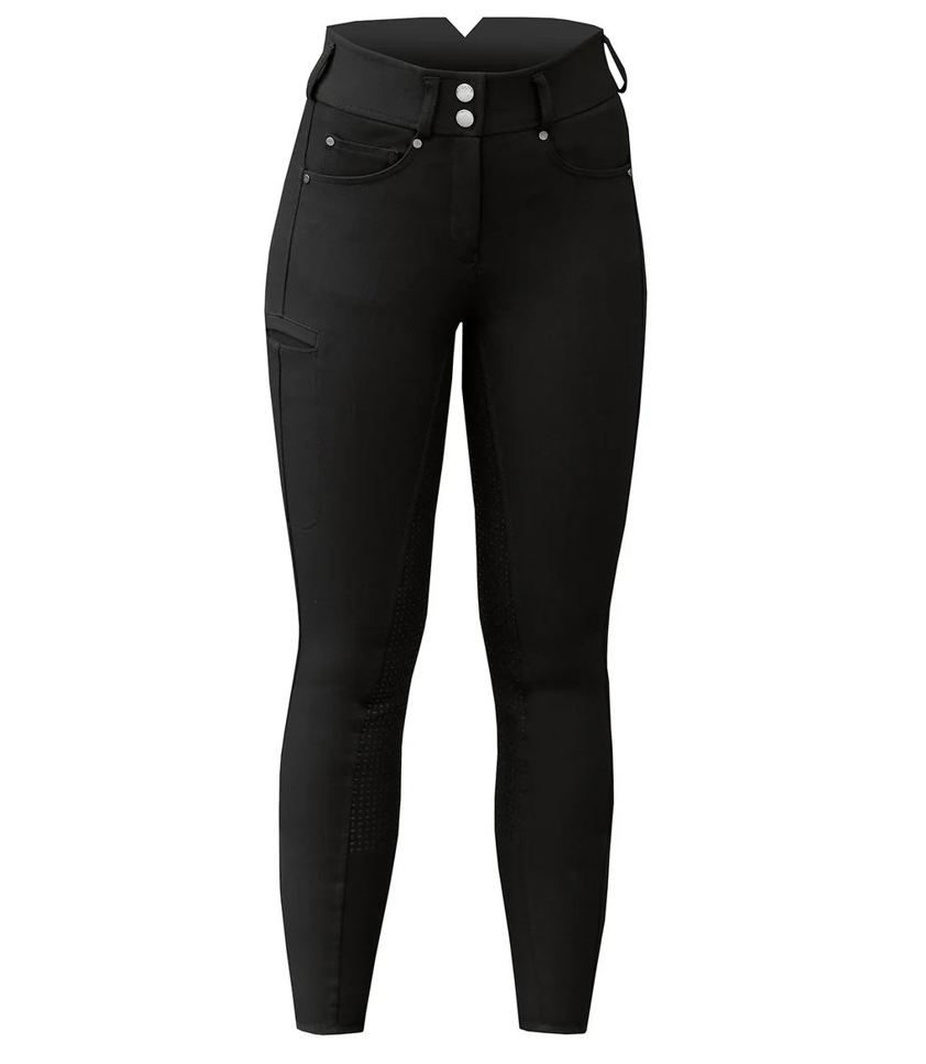 Black Equetech Prestige Full Grip Breeches