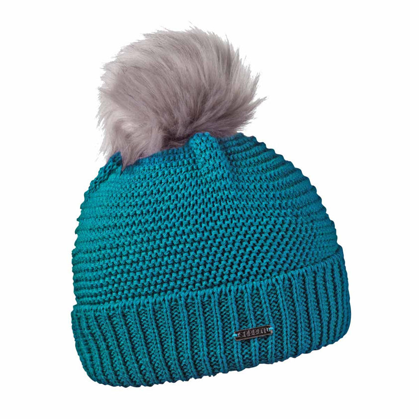 Teal Sabbot Knitted Bobble Hat