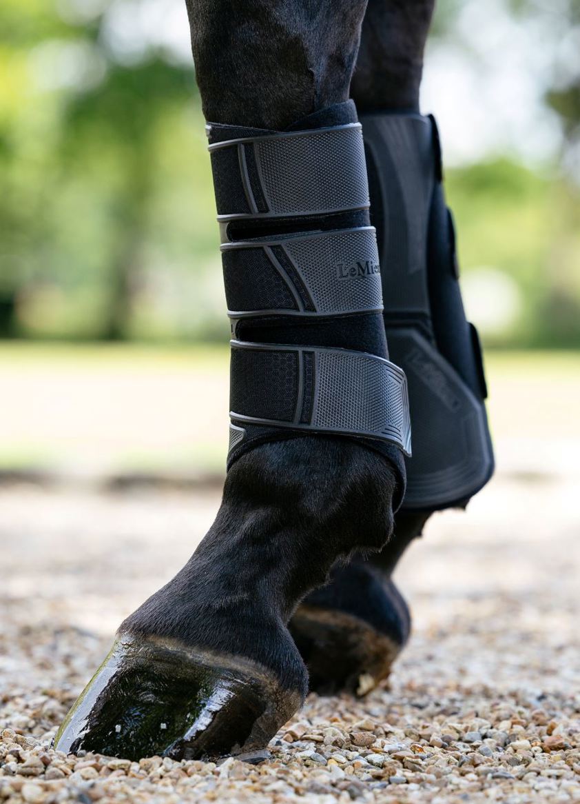 Black LeMieux Technical Brushing Boots