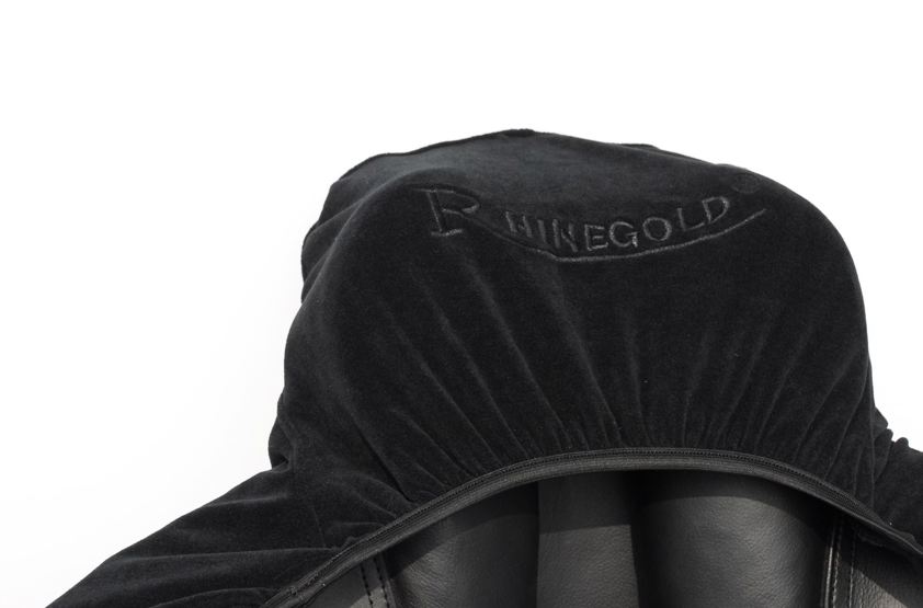Black Rhinegold Stretch Jersey Saddle Cover