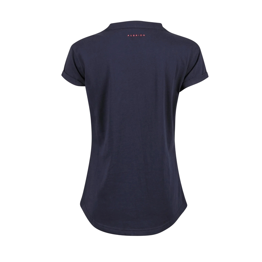 Navy Aubrion Repose T-Shirt - Young Rider