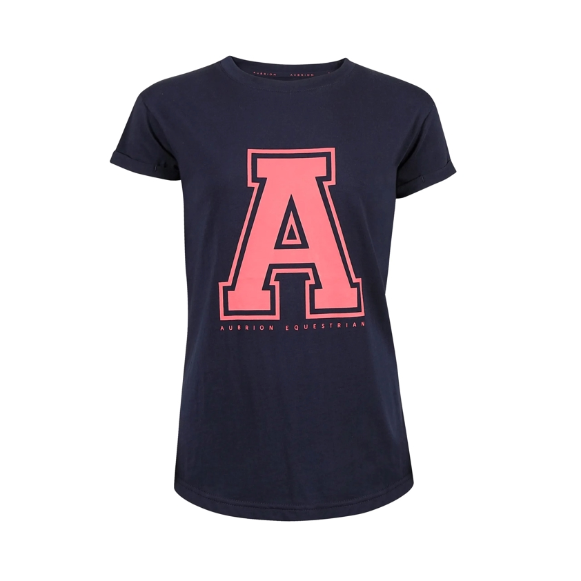 Navy Aubrion Repose T-Shirt - Young Rider