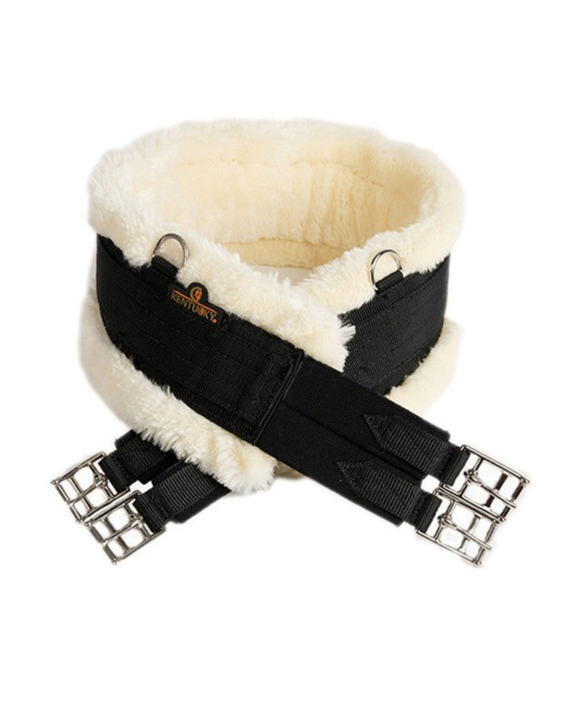 Black Kentucky Sheepskin Girth