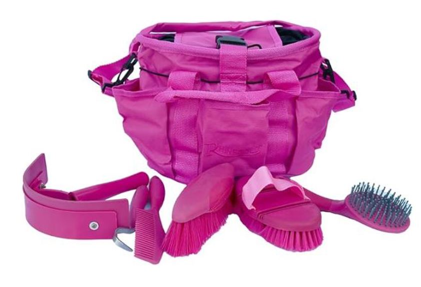 Pink Rhinegold Grooming Bag With Kit