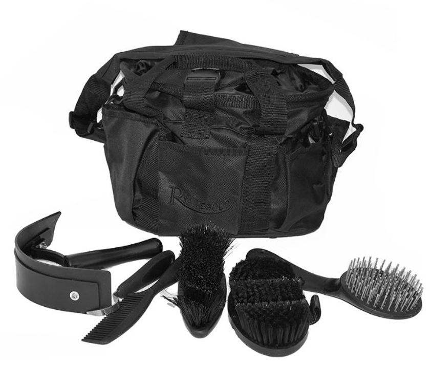 Black Rhinegold Grooming Bag With Kit