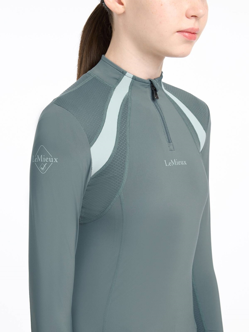 Petrol LeMieux Young Rider Mia Mesh Base Layer