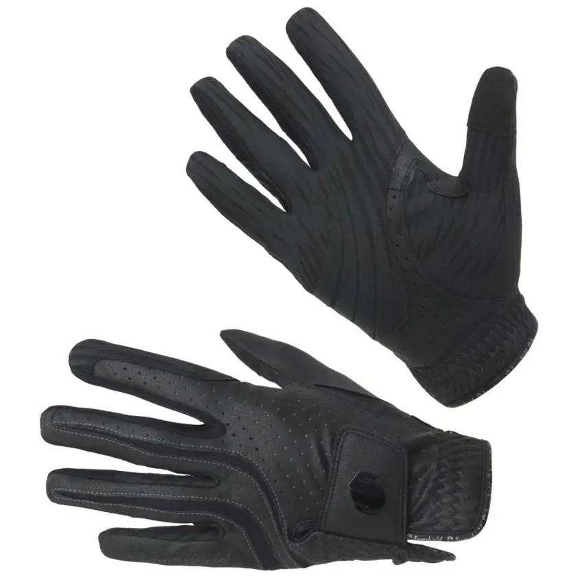 Black/Black Shiny Samshield V-Skin Blazon Gloves