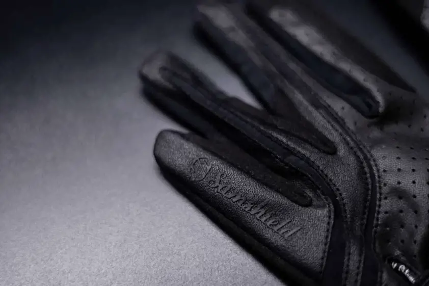 Black/Black Shiny Samshield V-Skin Blazon Gloves