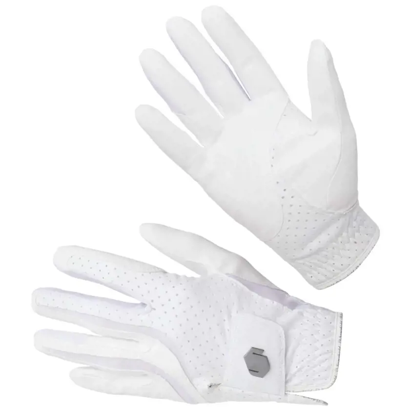 White/Black Chrome Samshield V-Skin Blazon Gloves